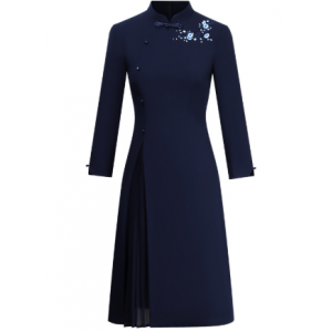 职业装连衣裙汉服改良新中式旗袍工作服酒店国风礼仪接待迎宾服装