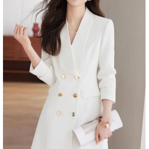 职业西装连衣裙女春秋新款气质感女士礼服主持正装裙